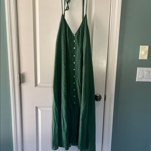 Wishlist Forest Green Maxi Dress